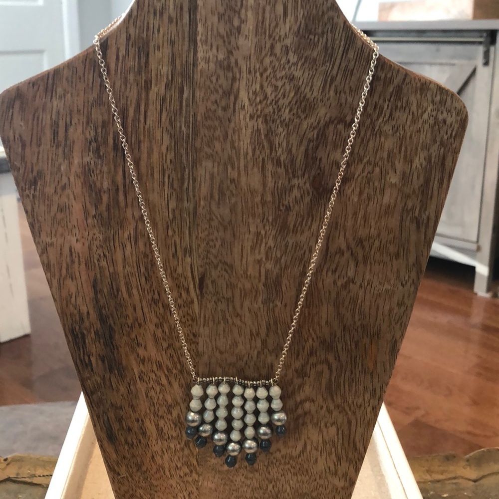Bead for Life HOPE Gray/Silver Boho Necklace